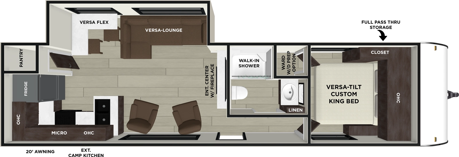Wildwood 27RK Floorplan